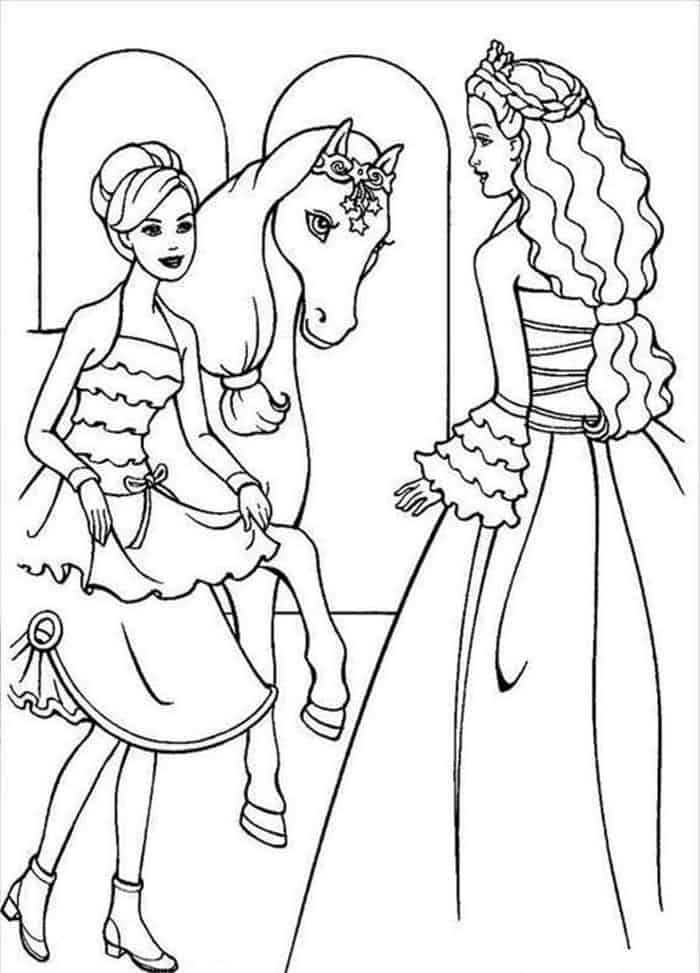Barbie Coloring Pages