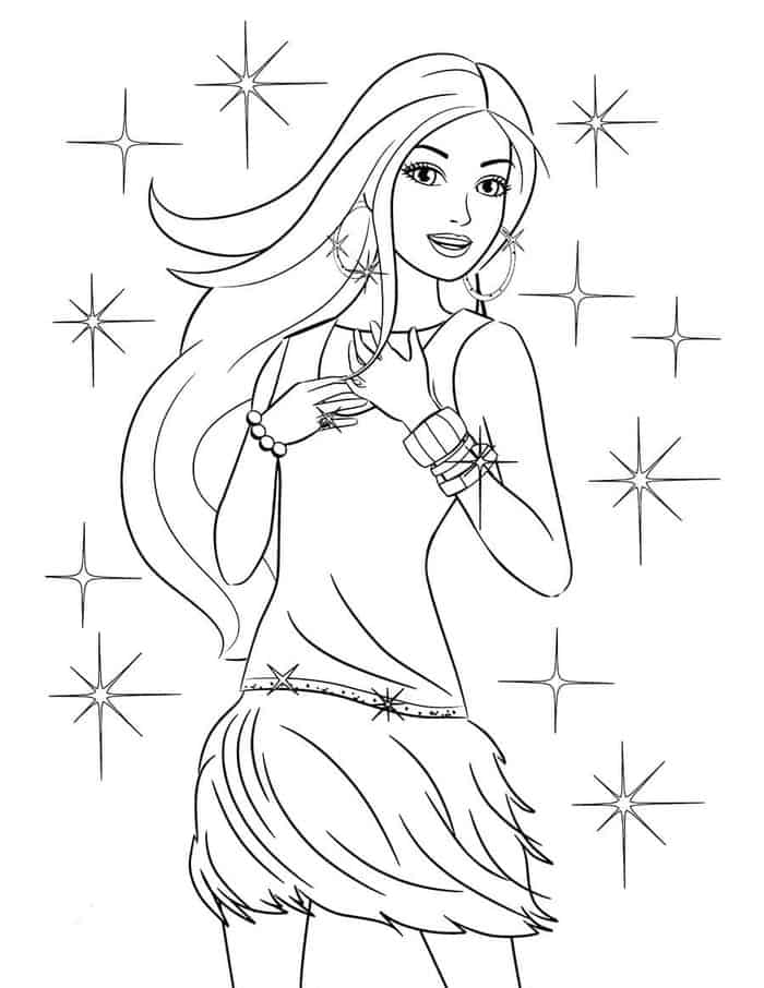 Barbie Dreamtopia Coloring Pages