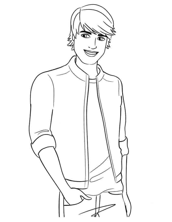Barbie Ken Coloring Pages
