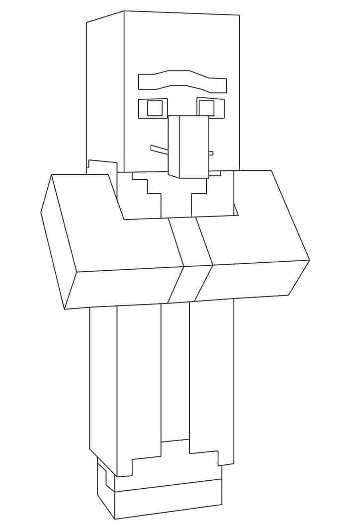 Best Minecraft Coloring Pages
