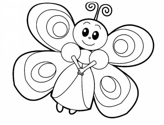 Butterfly Coloring Pages For Kids