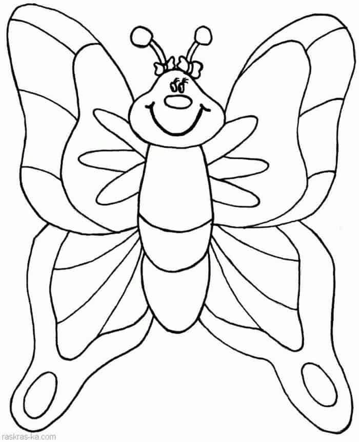 Butterfly Coloring Pages For Preschool