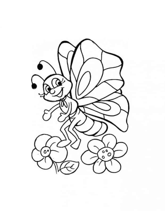 Butterfly Coloring Pages For Preschoolers