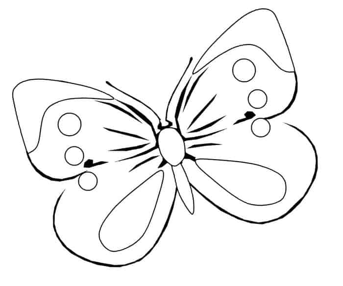 Butterfly Coloring Pages Free Printable