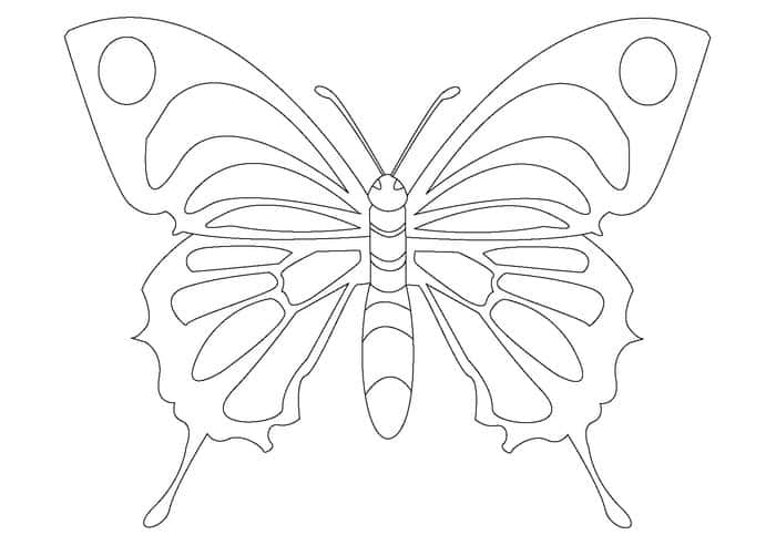 Butterfly Coloring Pages Preschool