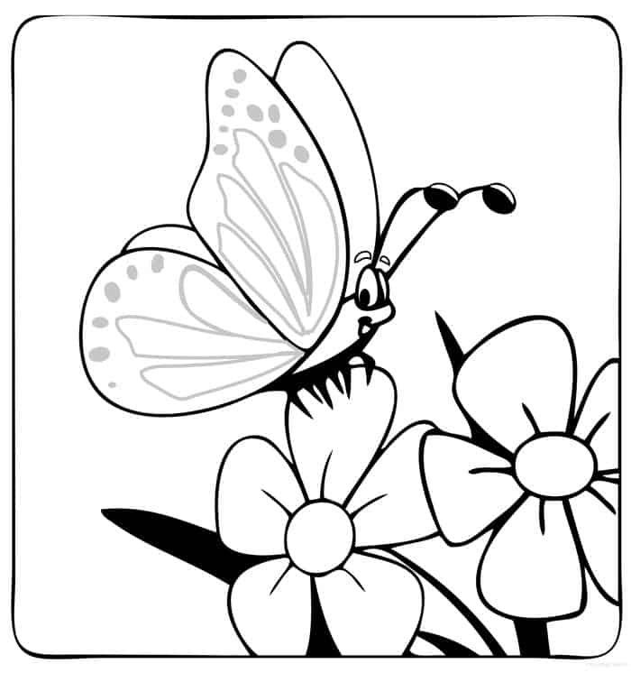 Butterfly Printable Coloring Pages