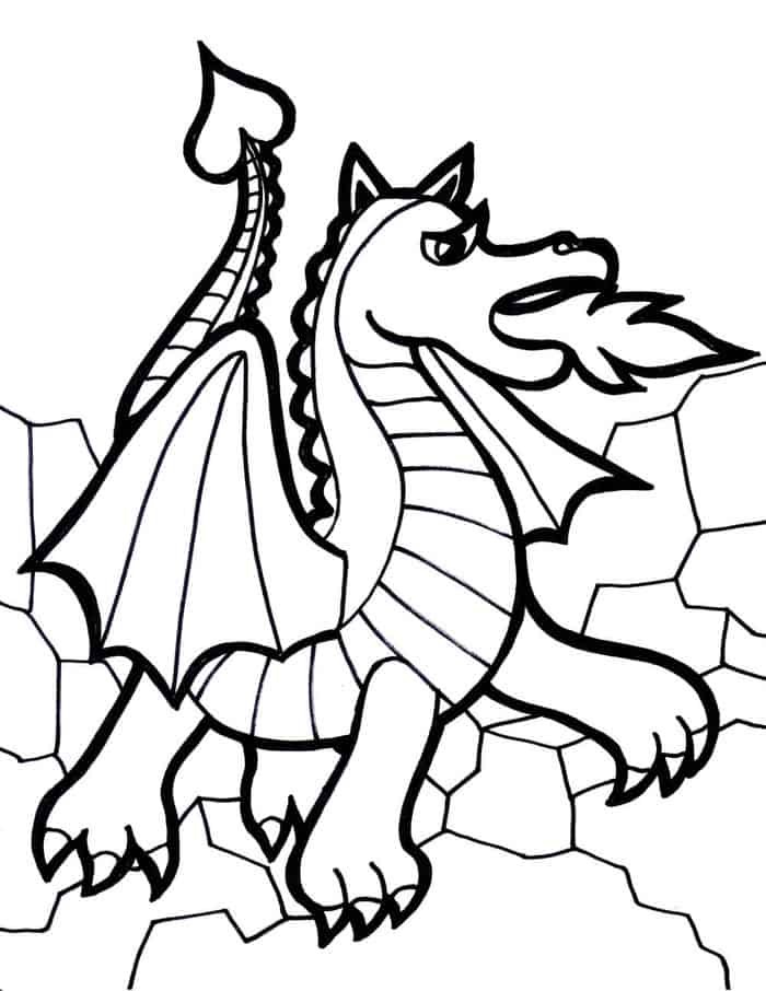 Chinese New Year Dragon Coloring Pages