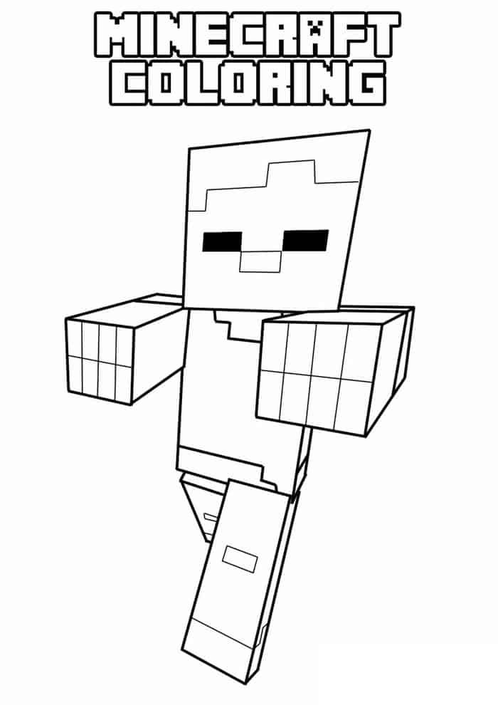 Coloring Minecraft Pages