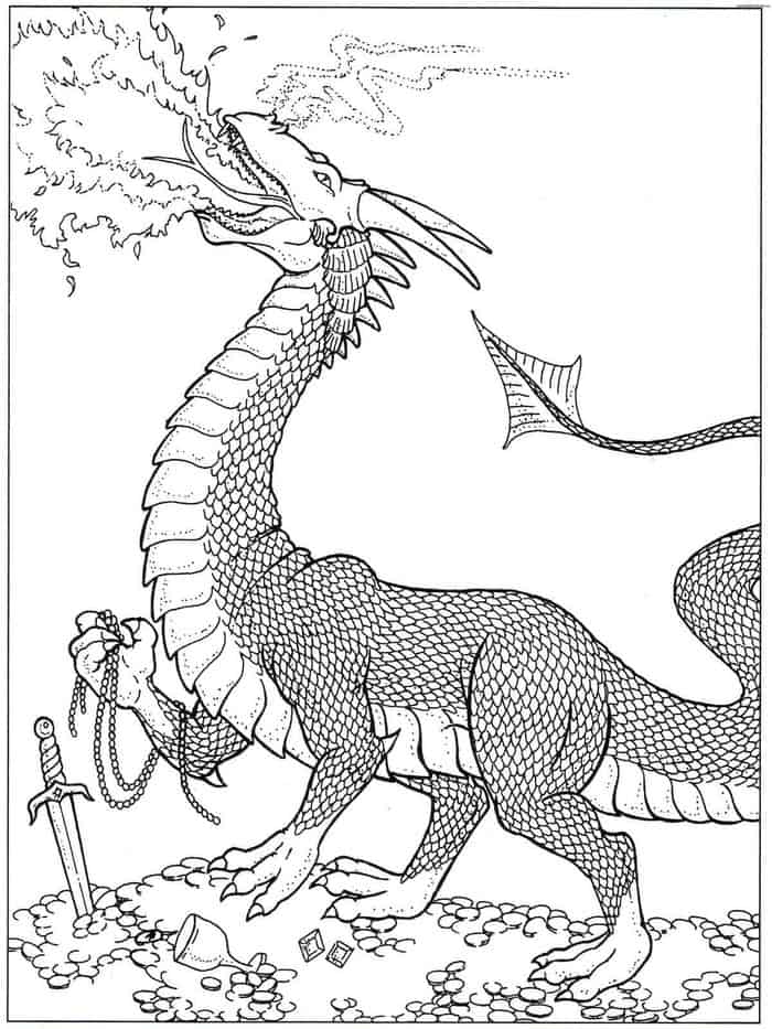 Coloring Pages Dragon