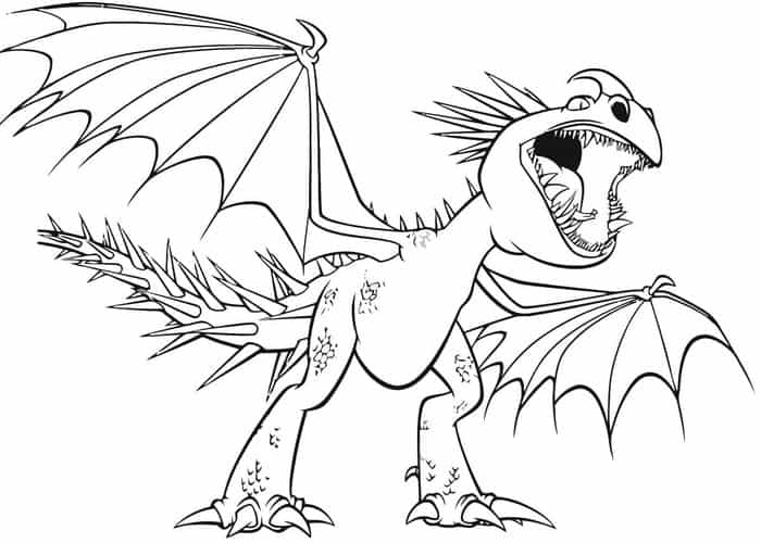 Coloring Pages For Kids Dragon