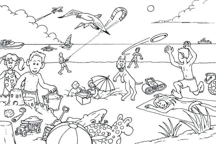 Coloring Pages For Kids Summer