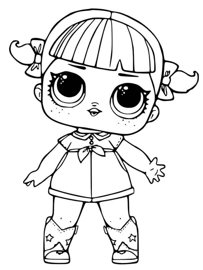 Coloring Pages Lol Doll