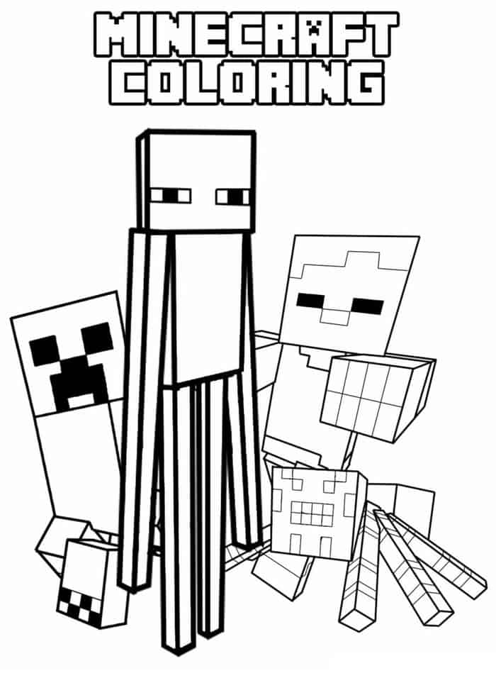 Coloring Pages Minecraft