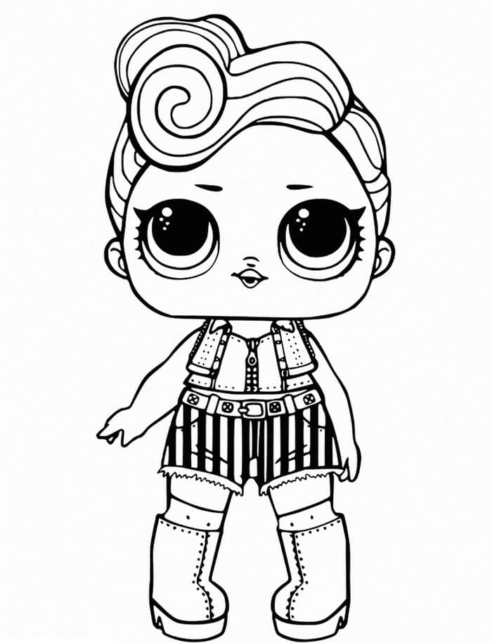 Coloring Pages Of Lol Dolls