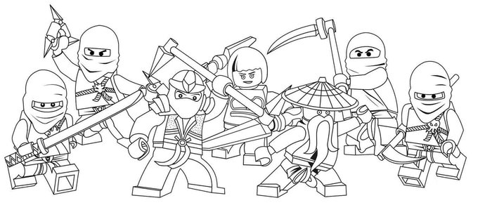 Coloring Pages Of Ninjago