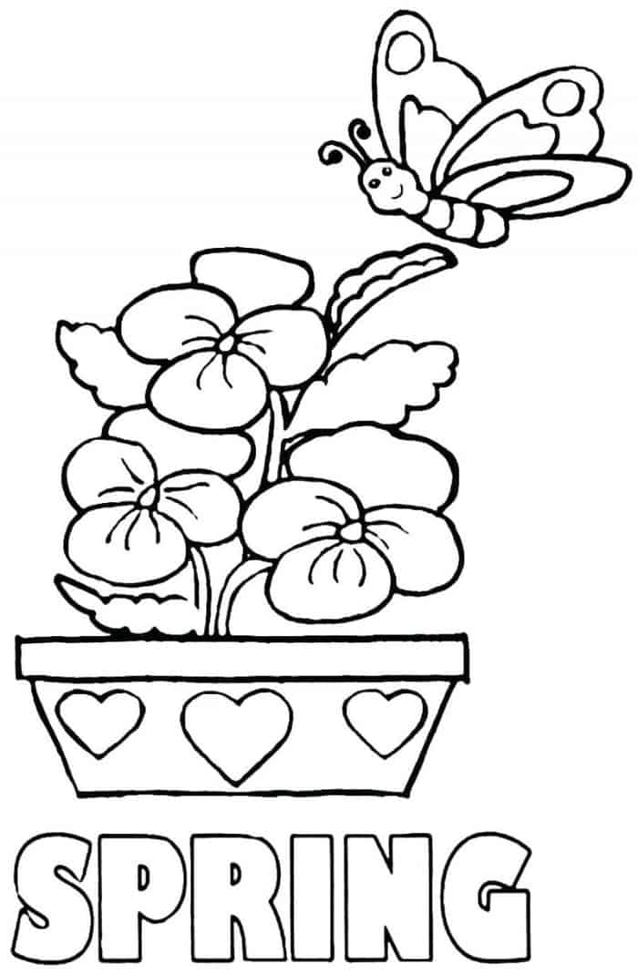 Coloring Pages Of Spring
