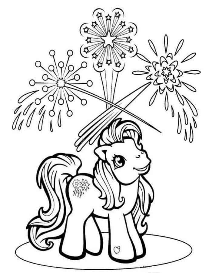 Cute Coloring Pages Of My Little Pony