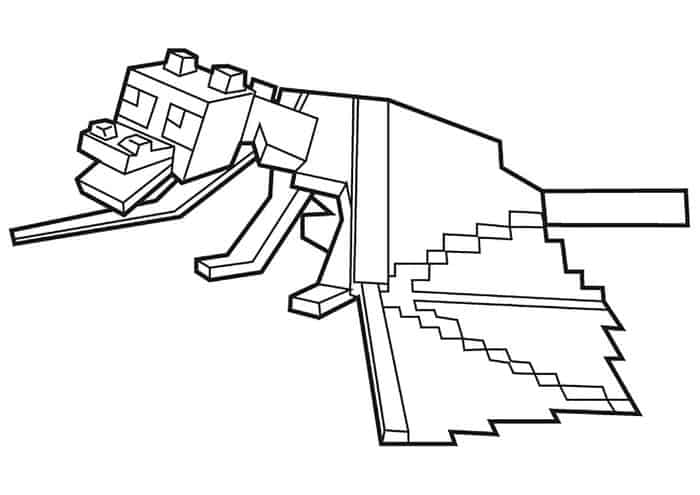 Cute Minecraft Coloring Pages