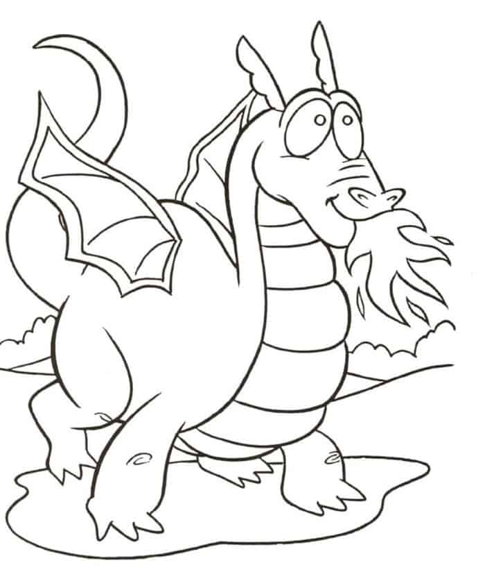 Dragon Coloring Pages For Kids