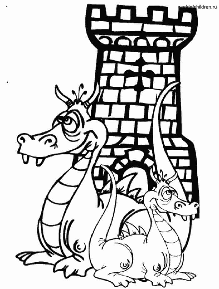 Ender Dragon Coloring Pages