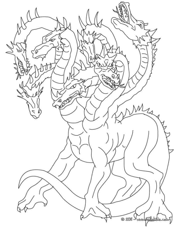 Fantasy Dragon Coloring Pages