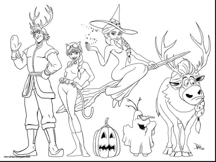 Free Coloring Pages Frozen