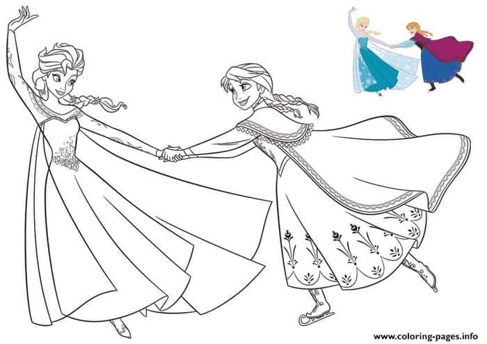 Free Frozen Coloring Pages