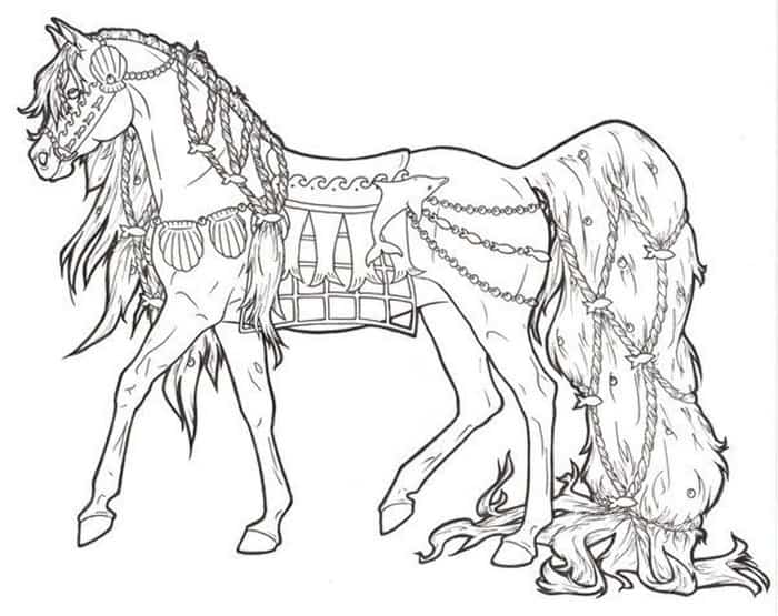 Free Horse Coloring Pages