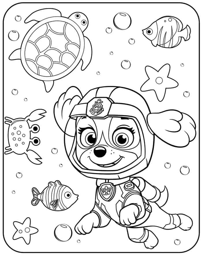 Free Paw Patrol Coloring Pages To Print