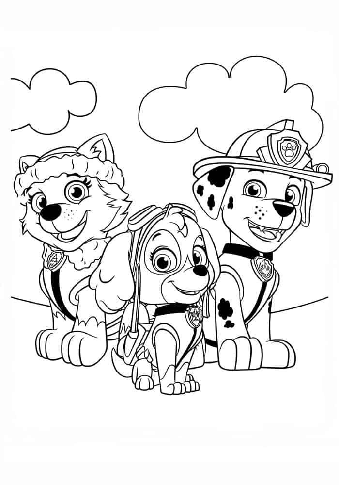 Free Paw Patrol Coloring Pages