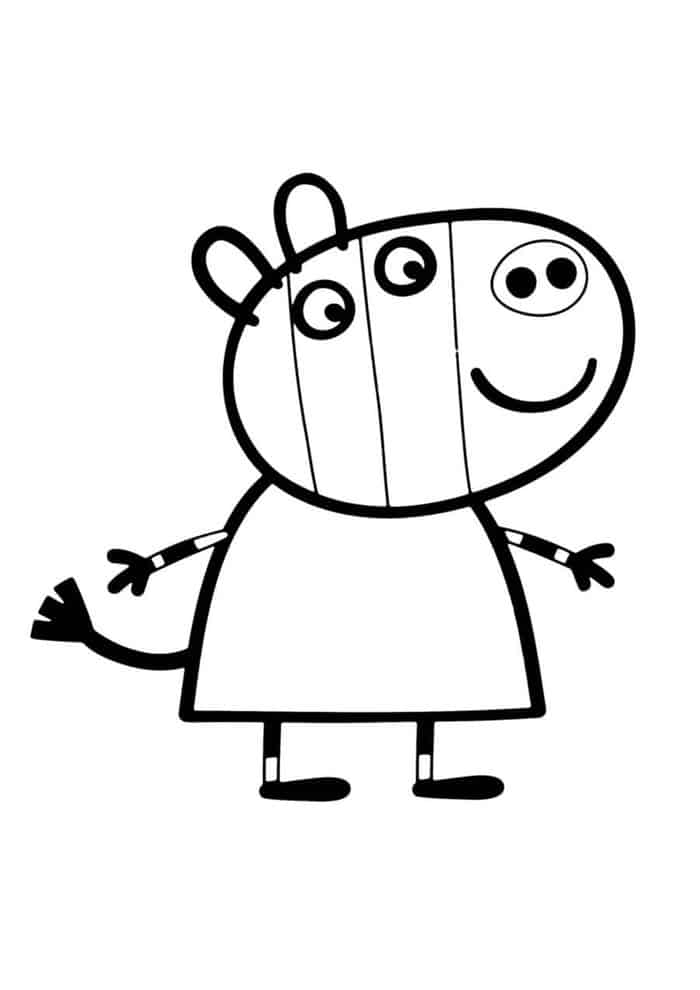 Free Printable Coloring Pages Peppa Pig