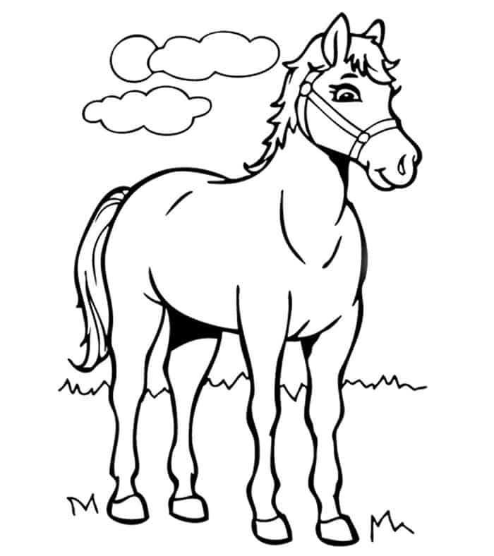 Free Printable Horse Coloring Pages