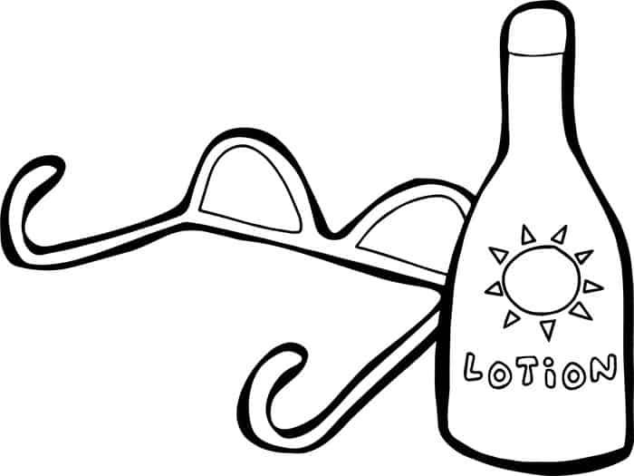 Free Summer Themed Coloring Pages