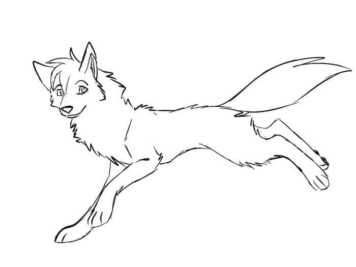 Free Wolf Coloring Pages