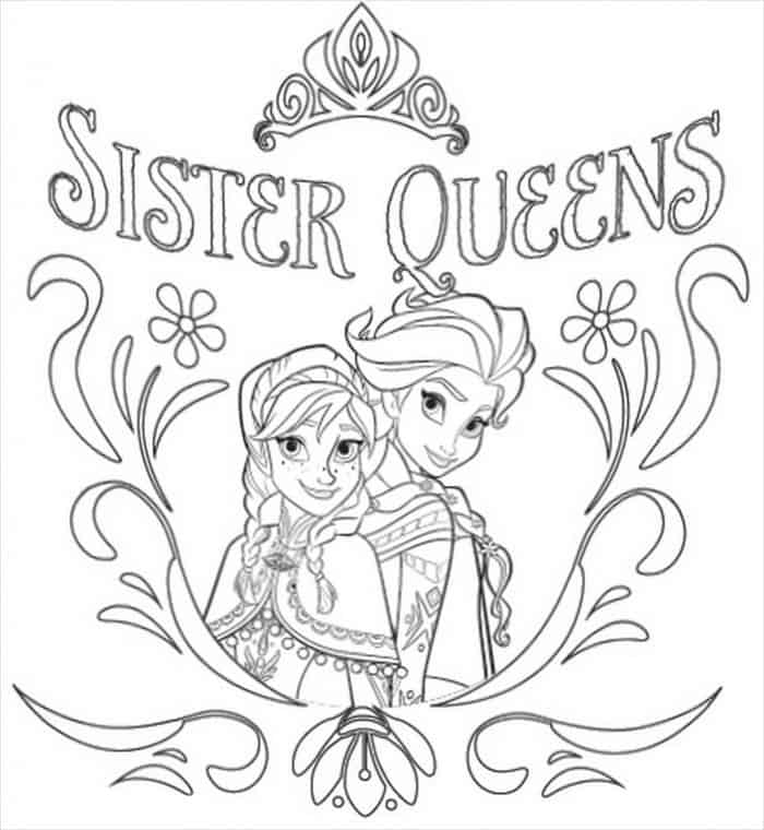 Frozen Coloring Pages Printable