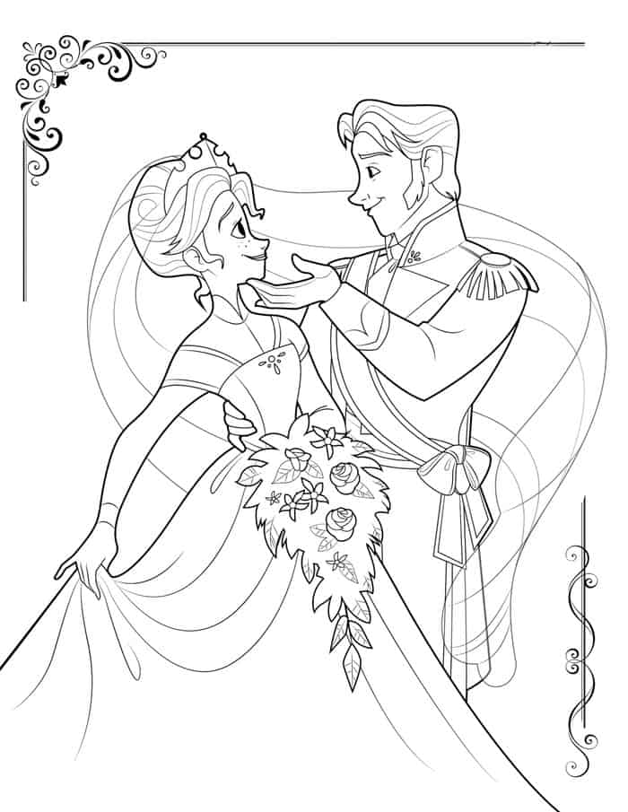 Frozen Coloring Pages Printables