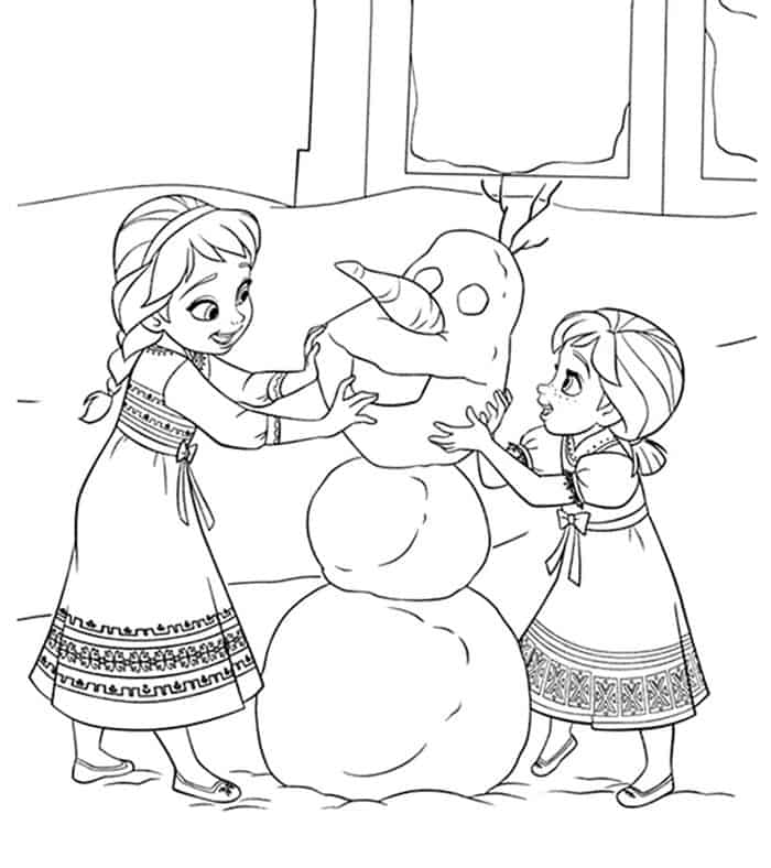 Frozen Coloring Pages