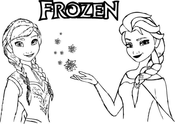 Frozen Printable Coloring Pages
