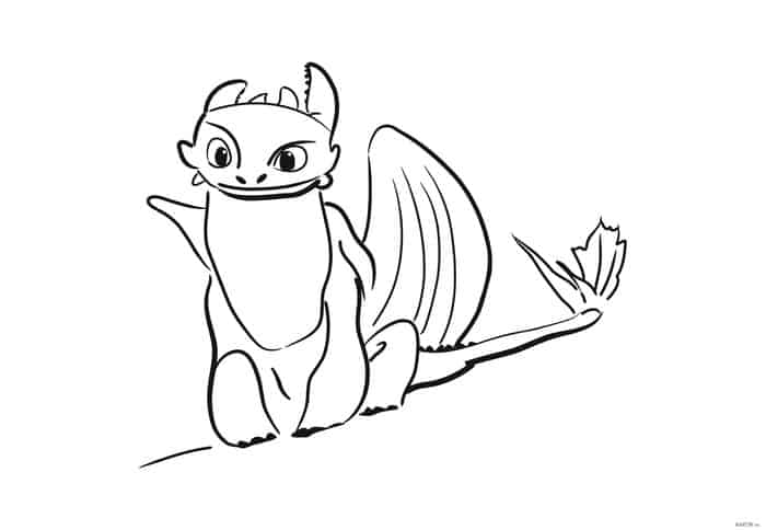 How To Train Your Dragon 3 Coloring Pages