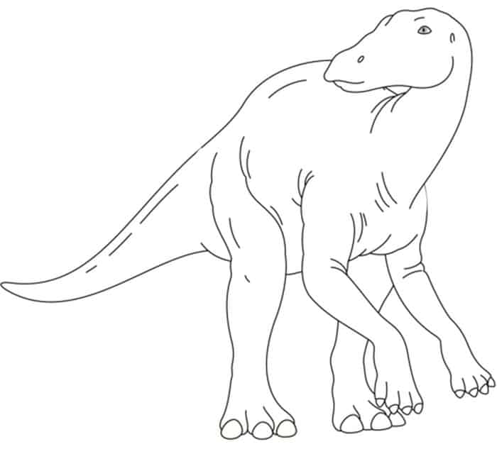 Iguanodon Coloring Page