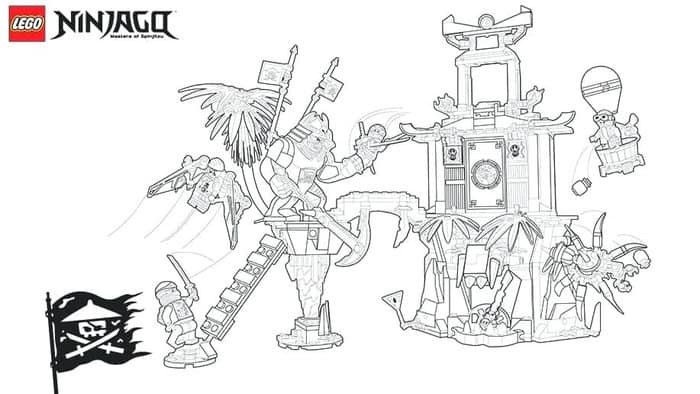 Lego Ninjago Coloring Pages Free