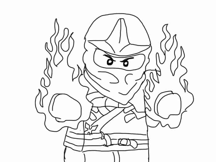 Lego Ninjago Coloring Pages Lloyd