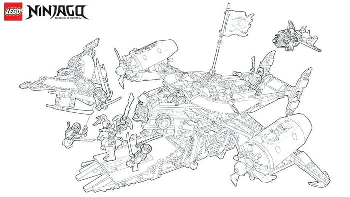 Lego Ninjago Coloring Pages To Print