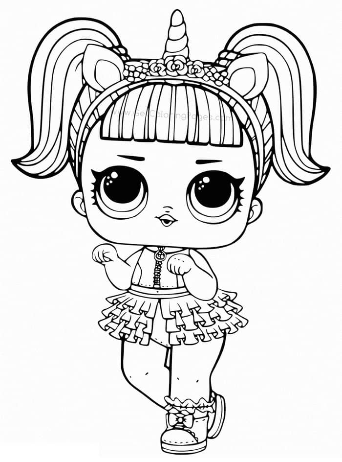 Lol Coloring Pages Unicorn