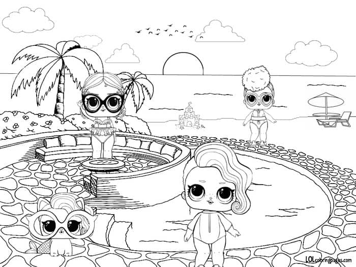 Lol Doll Pets Coloring Pages