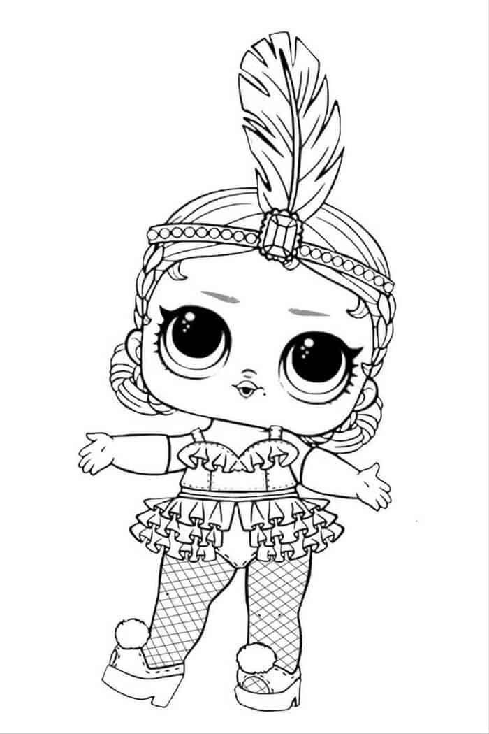 Lol Doll Printable Coloring Pages