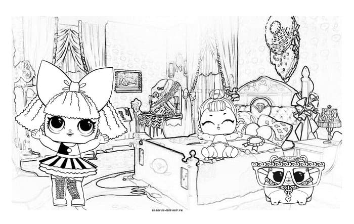 Lol Dolls Coloring Pages