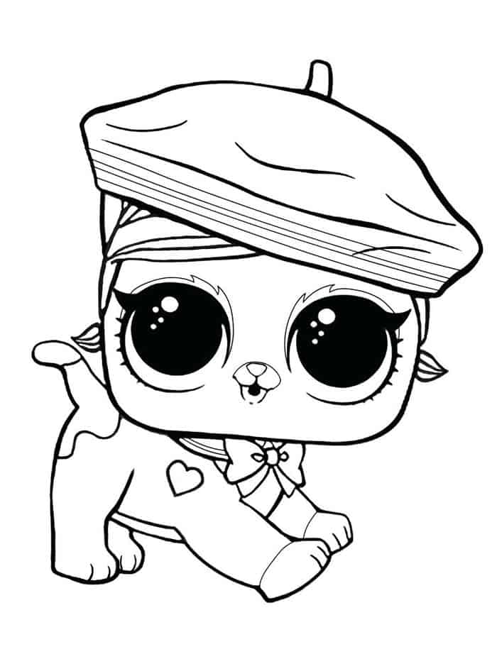 Lol Dolls Pets Coloring Pages