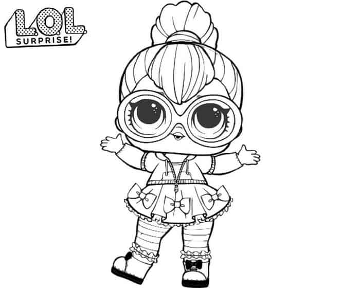 Lol Dolls Printable Coloring Pages
