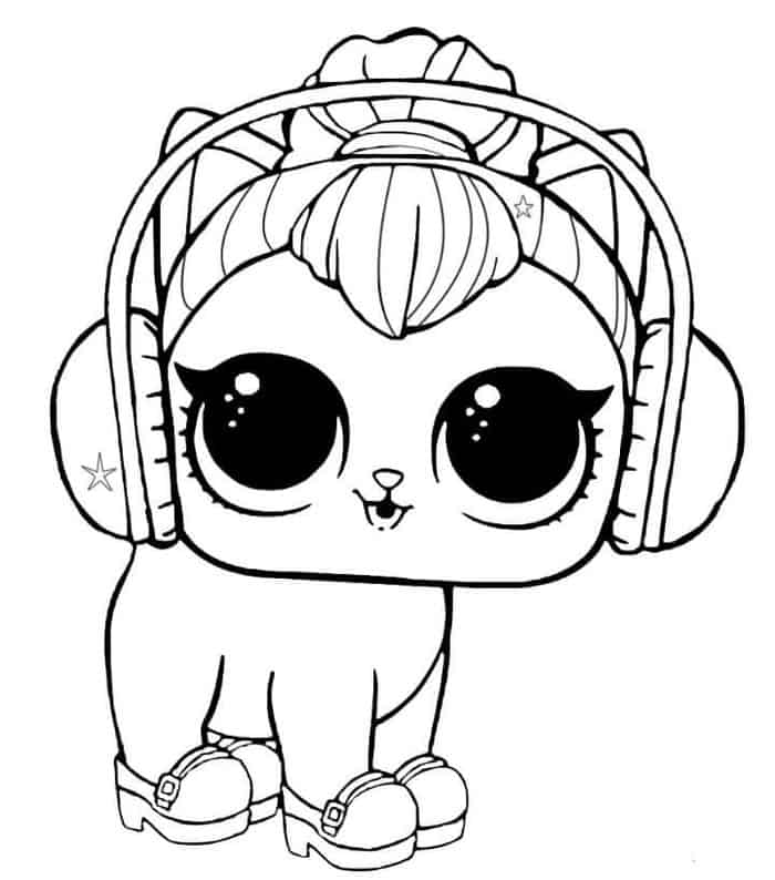 Lol Kitty Coloring Pages